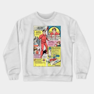 Vintage Six Million Dollar Man Crewneck Sweatshirt